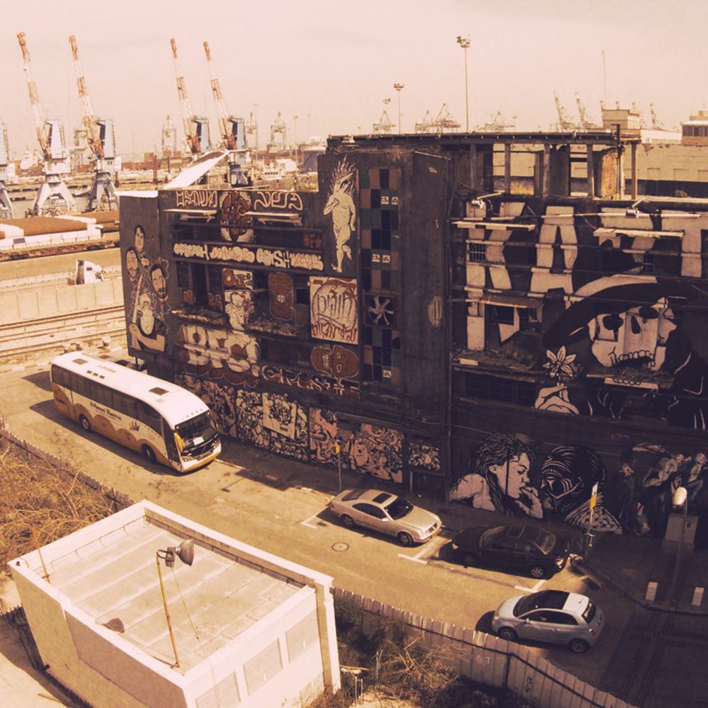 Ghostown building mural